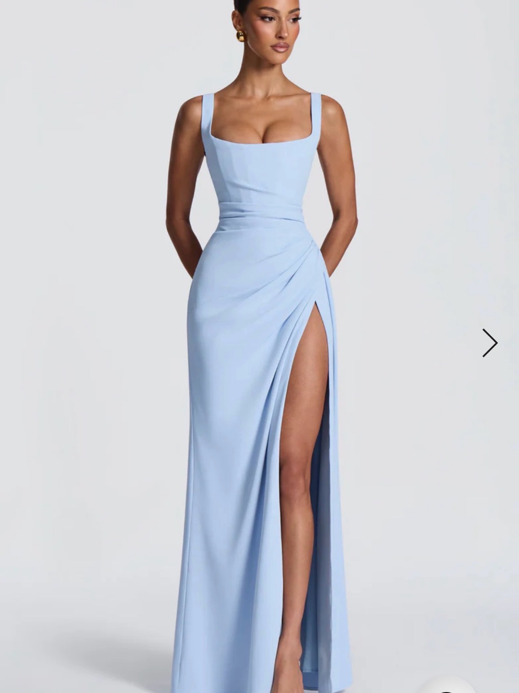 Maxi Dress - Glacier Blue - Babyboo Laleh Dress